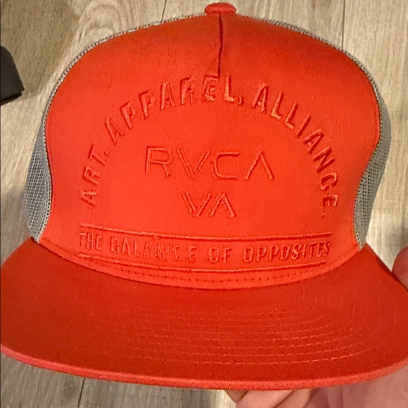 RVCA orange and Gray Cap - Picture 1 of 2